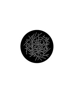 Standard Steel Gobo #77421 - Wrectilinear - Size B (86mm)