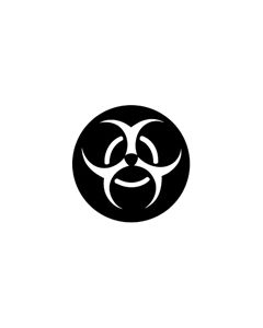 Standard Steel Gobo #77617 - Infectious Substance - Size B (86mm)