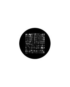 Standard Steel Gobo #77530 - Threads - Size B (86mm)