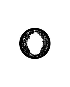Standard Steel Gobo #77861 - Leaf Vignette - Size B (86mm)
