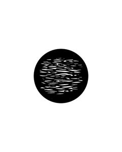 Standard Steel Gobo #77955 - Ripple Breakup - Size B (86mm)