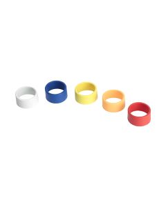 WA615M Multi-Colored ID Rings (5-Pack)