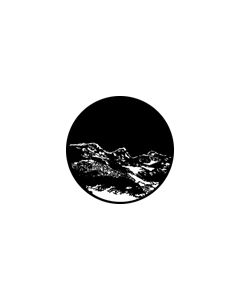 Standard Steel Gobo #76505 - Mountain 3 - Size B (86mm)