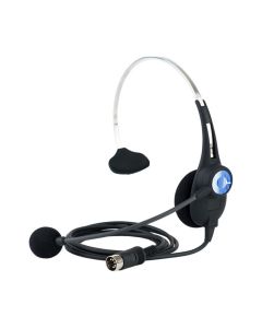 Single Open-Ear, Lightweight Headset with 4-Pin XLR Female Connector