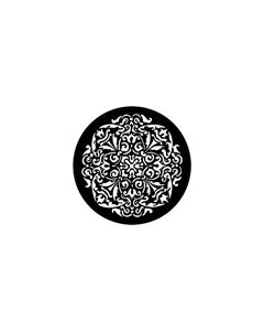 Standard Steel Gobo #77783 - Antique Rosette - Size B (86mm)