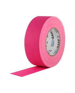 Pro Gaff Matte Cloth Tape (2" x 50 yd) - Fluorescent Pink