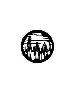 Standard Steel Gobo #77302 - Skyline 1 - Size B (86mm)