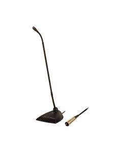 MX418 Microflex 18-Inch Standard Gooseneck Microphone with Built-In Preamp, Status LED, Mute Button, Back or Bottom Cable Exit (Supercardioid) 