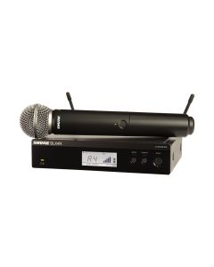 BLX24R/SM58 Wireless Rack-mount Vocal System with SM58, Power Supply - Frequency: H9 (512-542 MHz) 