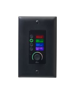 EC-4BV Soundweb London Contrio EC-4BV Ethernet Controller with 4 Buttons and Volume Control (US Decora) - Black