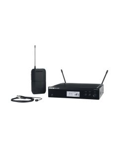 BLX14R/W93 Wireless Rack-mount Presenter System with WL93 Miniature Lavalier Microphone, Power Supply - Frequency: H9 (512-542 MHz) 