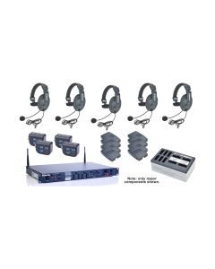 DX210 System 2-Channel 2.4 GHz Base Station for 4-Up with HS15 Headsets