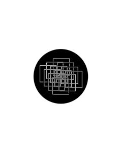 Standard Steel Gobo #77420 - Rectilinear - Size B (86mm)