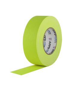 Pro Gaff Matte Cloth Tape (2" x 50 yd) - Fluorescent Yellow