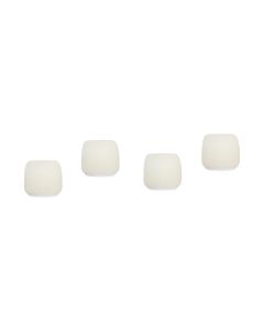 ACVO4WS Snap-Fit Windscreens for Centraverse CVO Overhead Microphones (4-Pack) - White