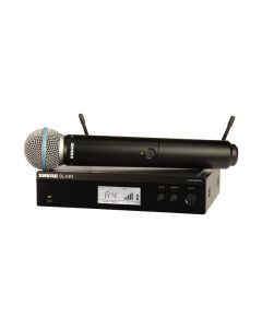 BLX24R/B58 Wireless Vocal Rack-mount Set with Beta 58A, Power Supply - Frequency: H10 (542-572 MHz) 