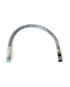 G18 Gooseneck with Female XLR Connector Cable - 18" (45.72 cm) - Chrome