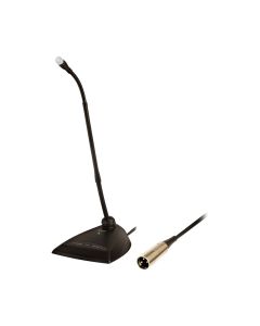 MX412 Microflex 12” (30.5 cm) Standard Gooseneck Microphone with Built-In Preamp, Status LED, Mute Button, Back or Bottom Cable Exit (No Cartridge) 