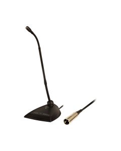 MX412 Microflex 12” (30.5 cm) Standard Gooseneck Microphone with Built-In Preamp, Status LED, Mute Button, Back or Bottom Cable Exit (Supercardioid) 