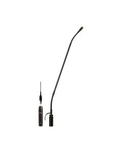 MX418 Microflex 18-Inch Standard Gooseneck Microphone with Inline Preamp, Side or Bottom Cable Exit (No Cartridge) 