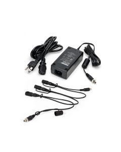 PS124 In-Line Power Supply with Locking Power Connectors for Rack-Mountable Shure Wireless Receivers, PSM Transmitters