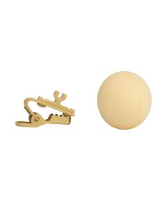 RK304T Tan Foam Windscreen & Tie Clip for SM93, WL93T (2-Pair)