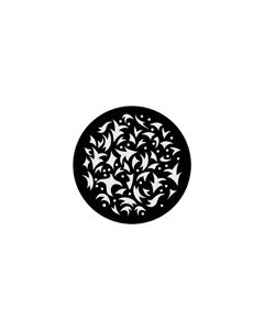 Standard Steel Gobo #71023 - Festive Abstract - Size B (86mm)