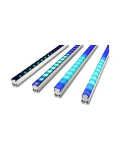 Exterior PixLine 40 Aluminum RGB Outdoor-Rated Linear LED Video Fixture with 40 mm Pitch and Graze (Asymmetric Lens) - 50" (1270 mm), Right