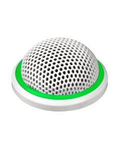 MX395 Microflex Low Profile Boundary Condenser Microphone with Bi-Color Status Indicator (Cardioid) - White