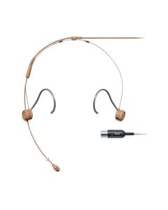 TH53 TwinPlex TH53 Subminiature Headset Microphone with MTQG (TA4F) Connector - Cocoa