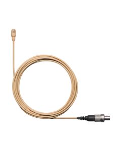 TL46 TwinPlex Subminiature Lavalier Microphone with LEMO3 Connector - Tan