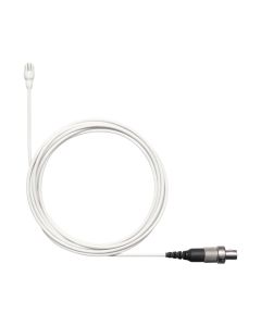 TL46 TwinPlex Subminiature Lavalier Microphone with LEMO3 Connector - White