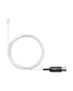 TL47 TwinPlex Subminiature Lavalier Microphone with MTQG Connector, Accessory Kit - White