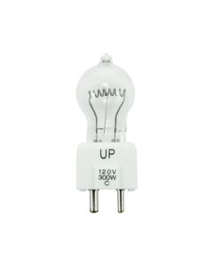 Halogen Bi-Pin SSTV Lamp with GY9.5/15x21 Medium 2-Pin Prefocus Base – JCD120V-300WC