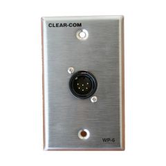 Encore 2-Channel 6-Pin Intercom Outlet Wall Plate