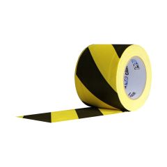 Cable Path Zone Coated Gaffers Tape (3" x 30 yd) - Safety Stripes