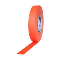 Pro Gaff Matte Cloth Tape (1" x 50 yd) - Fluorescent Orange