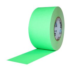 Pro Gaff Matte Cloth Tape (3" x 50 yd) - Fluorescent Green