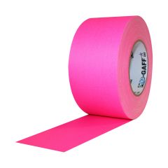 Pro Gaff Matte Cloth Tape (3" x 50 yd) - Fluorescent Pink