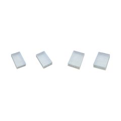 Waterproof End Caps for Outdoor QolorFLEX Tape (10-Pack) - 8 mm without Holes