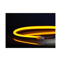 QolorFLEX NuNeon Colored Tape (24v, 9 x 14 mm) - Amber (10 m)