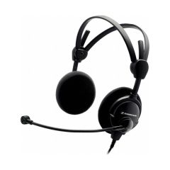 HME 46 ATC Headset with Supercardioid Electret Microphone (Cable Not Included) - Black