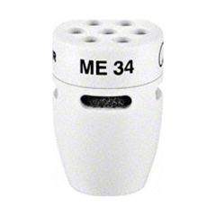 ME 34 Pre-Polarized Cardioid Condenser Microphone Capsule Head for MZH Goosenecks - White