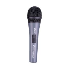 E 825-S Evolution Wired Dynamic Microphone with Clip, Pouch - Gray