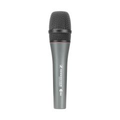 E 865 Evolution Wired Electret Condenser Supercardioid Microphone with Microphone Clip, Pouch - Gray