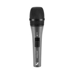E 845-S Evolution Wired Dynamic Supercardioid Vocal Microphone with Microphone Clip, Pouch - Gray