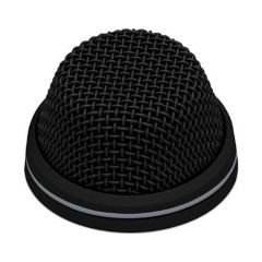 MEB 104 SpeechLine Wired Install Cardioid Boundary Layer Microphone with Bicolor LED Ring - Black