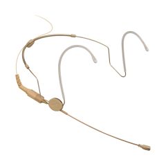 HSP 2 Condenser Omnidirectional Neckband Microphone with 3-Pin Connector - Beige