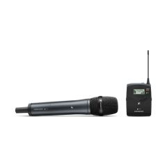 EW 135P G4 Evolution Wireless G4 Camera Handheld Set - Camera Receiver, Handheld Transmitter, Microphone Head, Microphone Clamp, Batteries, Camera Adapter, 3.5 mm Jack Cable, XLR to 3.5 mm Jack Adapter Cable - Frequency: A (516-558 MHz) - Black