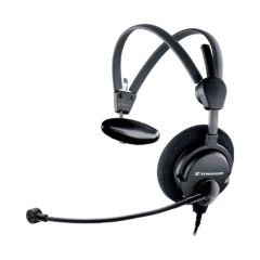 HME 46-3S Single-Sided ATC Headset with Electret Microphone - Black